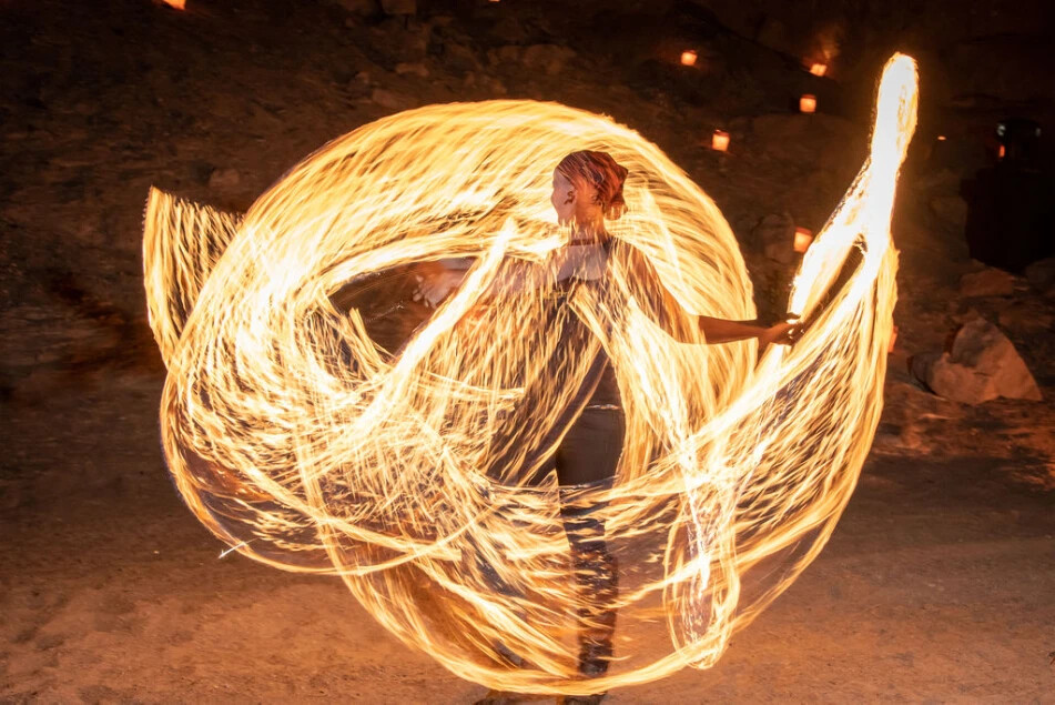 Cotton Events + Incentives: Fire dancer