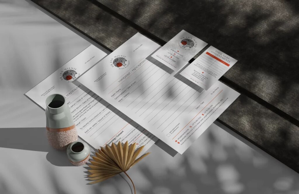 Sorted Design International work for Dr Jan Mienie